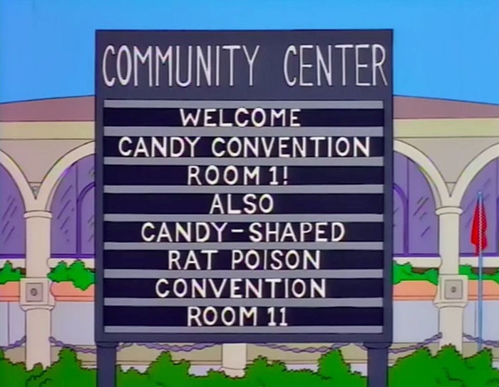 Wait, They Actually Put These Signs In The Simpsons?!