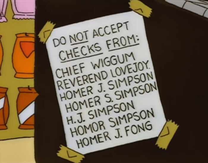Wait, They Actually Put These Signs In The Simpsons?!
