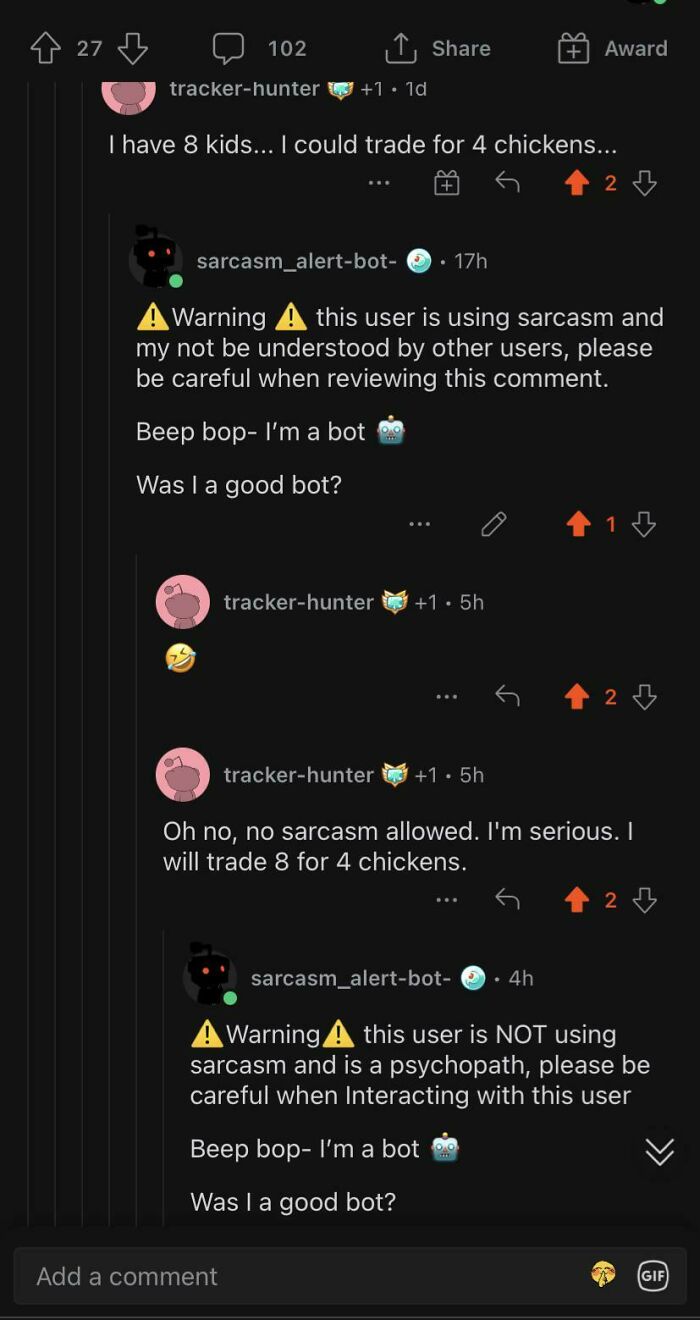 Check Out The Second Bot’s Reply!
