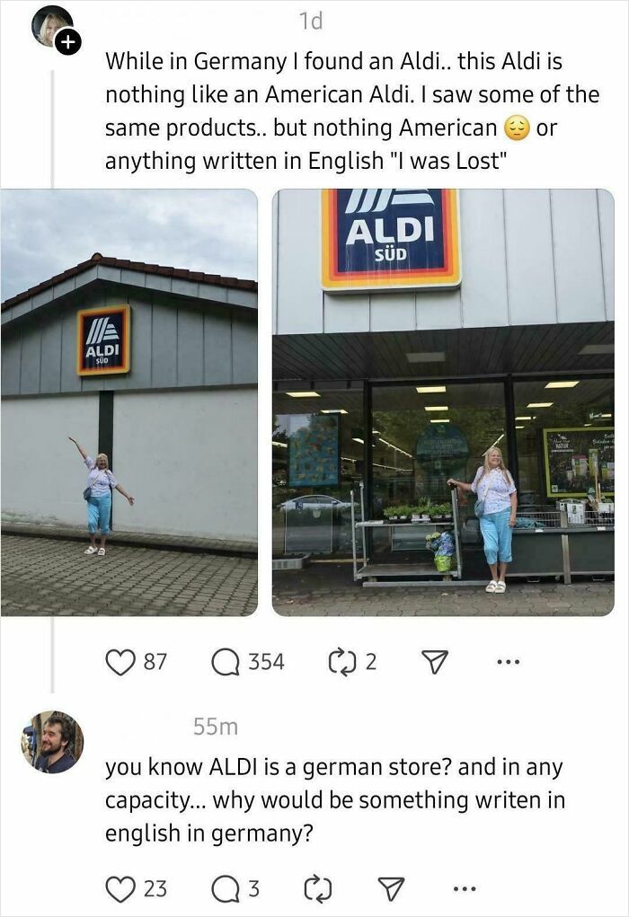 "Found An Aldi In Germany, But It’s Nothing Like The American Aldi"