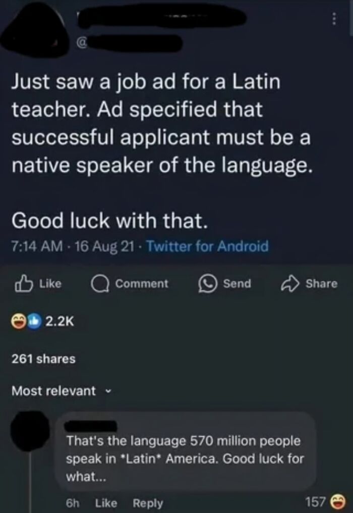 "If You Work In Latin America, You Better Know Latin!"