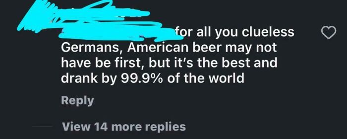 "American Beer Is The Same As Water Everywhere Else"