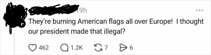"I Saw 5 Burning US Flags On My Way To Work, It’s True!"