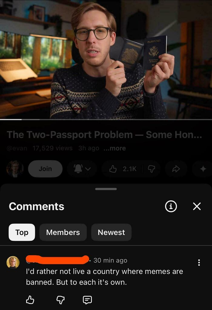 "I’d Rather Not Live In A Country Where Memes Are Banned"