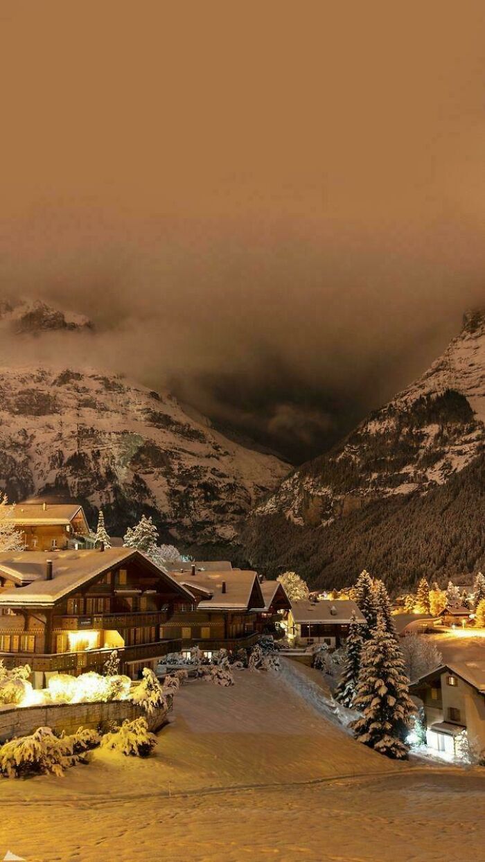 Winter Nights in Switzerland: Cozy and Cool