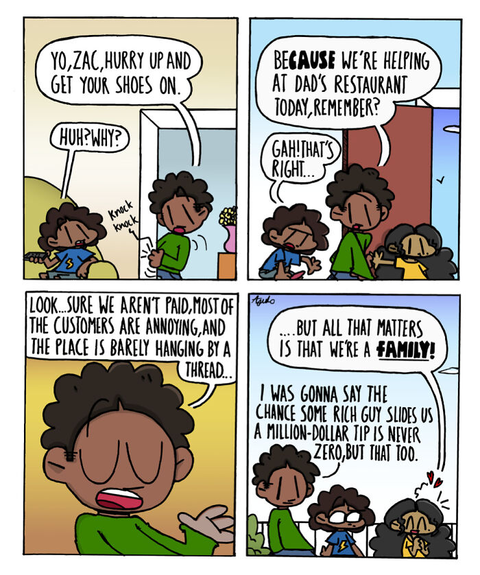 This Comic Nails Family Restaurant Life So Hard You'll Cringe and Laugh (18 Pics)