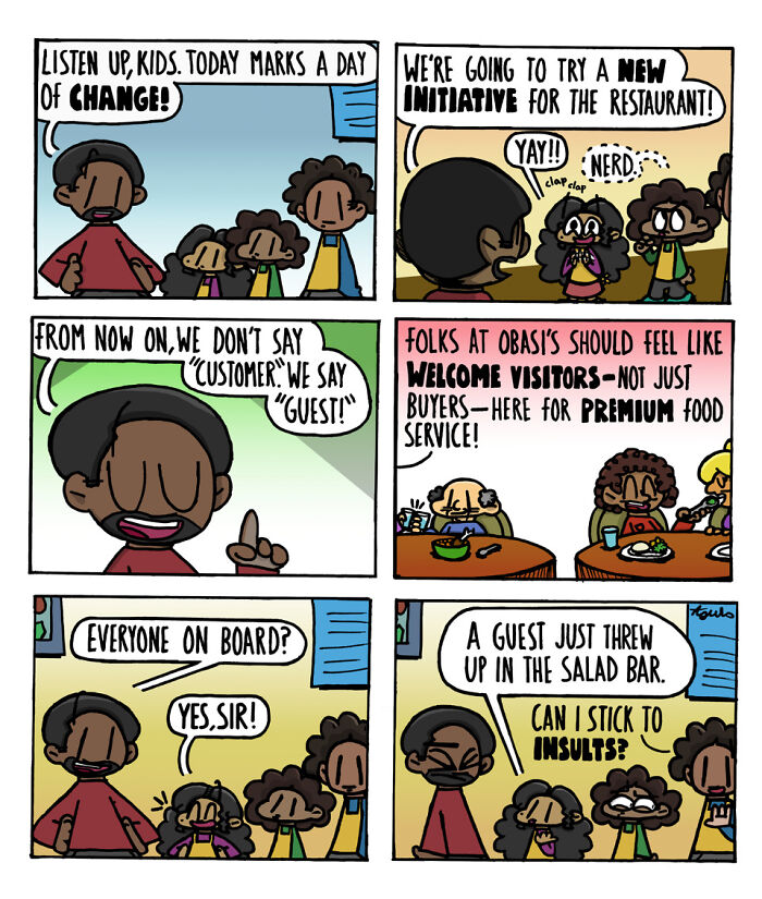 This Comic Nails Family Restaurant Life So Hard You'll Cringe and Laugh (18 Pics)