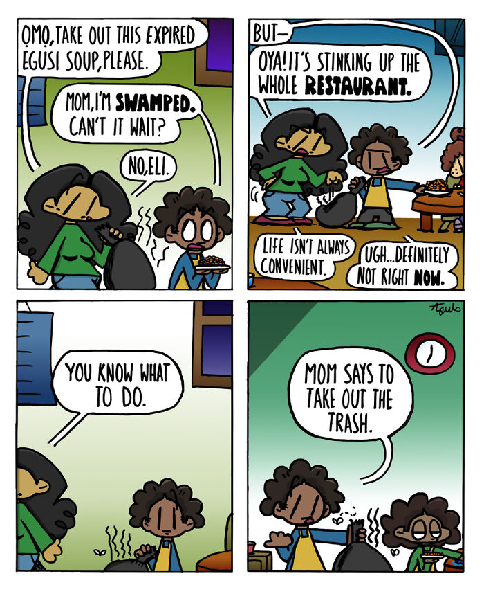 This Comic Nails Family Restaurant Life So Hard You'll Cringe and Laugh (18 Pics)