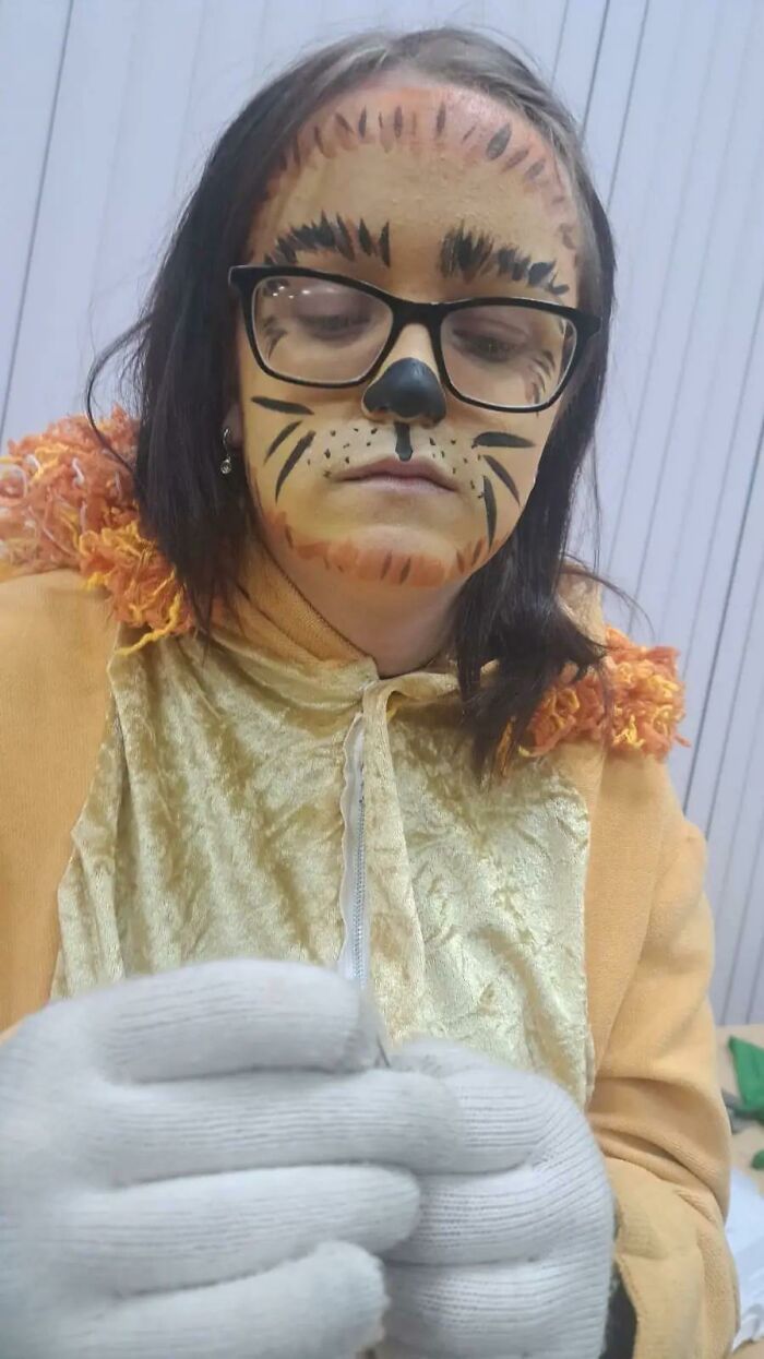 This Is The 3rd Night. The Other 2 Nights We Used Orange And It Stained My Face