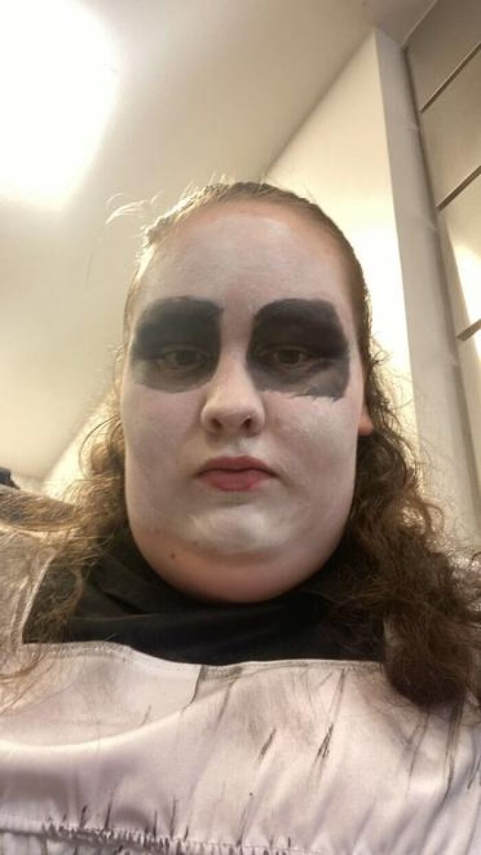 Tell Me About It… (The Addams Family) This Was A Dress Rehearsal So Makeup Was Done By The Juniors So They Could Practice