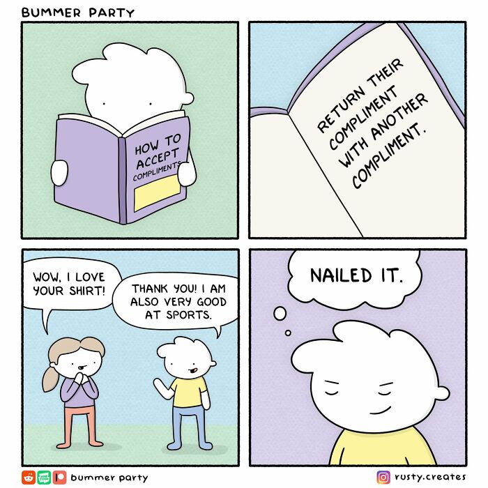 Oops! These Comics Nail All Those Awkward Thoughts You're Too Shy to Say