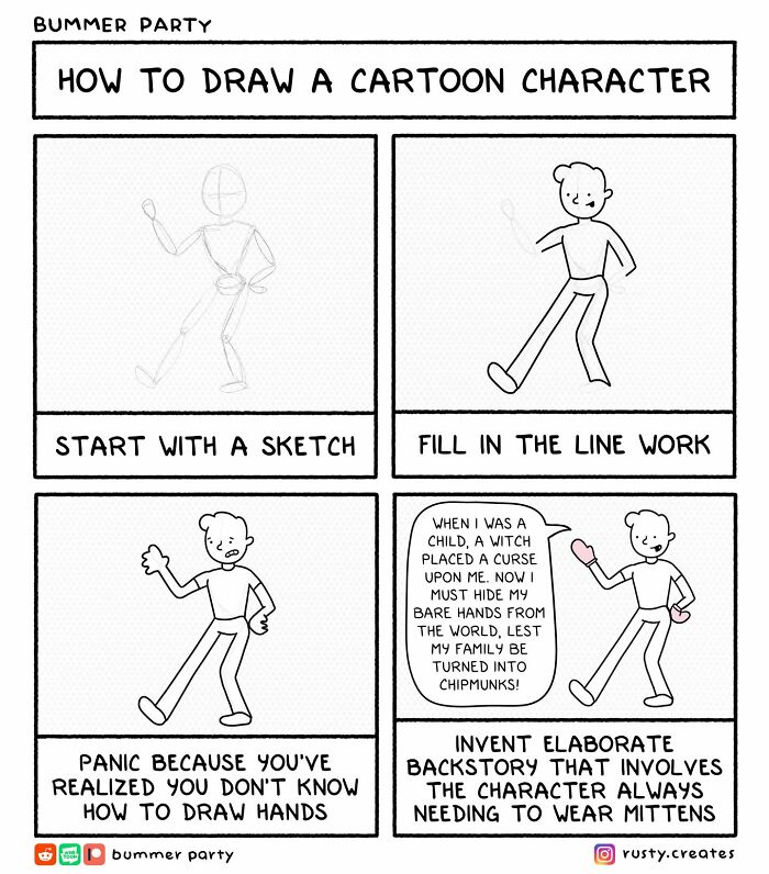 Oops! These Comics Nail All Those Awkward Thoughts You're Too Shy to Say