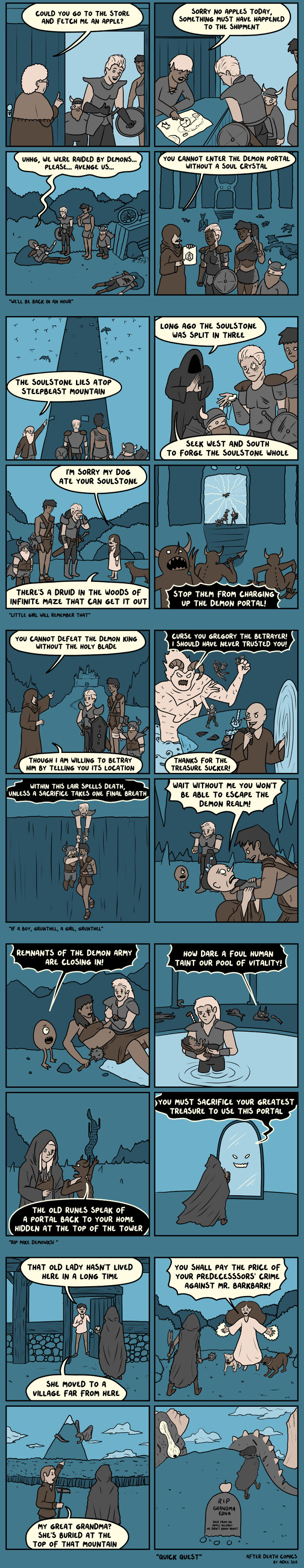 These After-Death Comics Make the Afterlife Hilariously Weird (You Gotta See This)