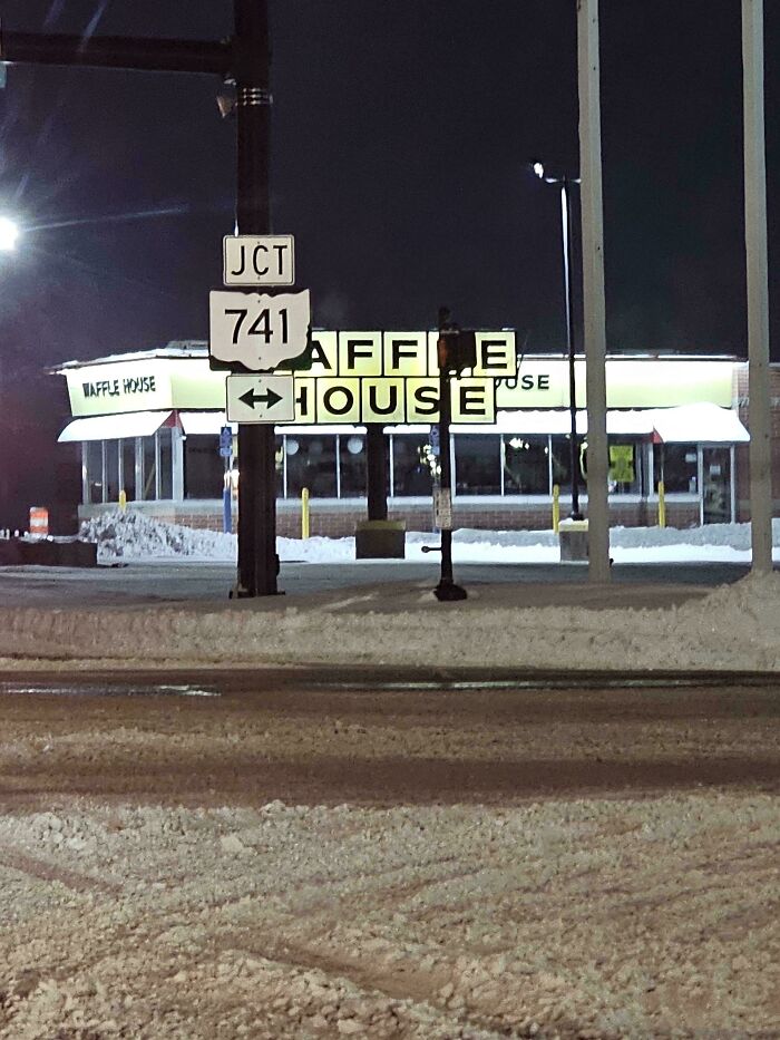 So Much Snow, Even Waffle House Shut Down