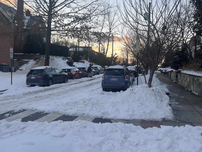 We Beat The City At Sidewalk Clearing!