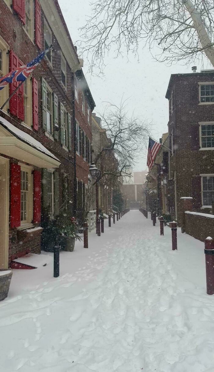 Elfreths Alley Looking Snow Fabulous