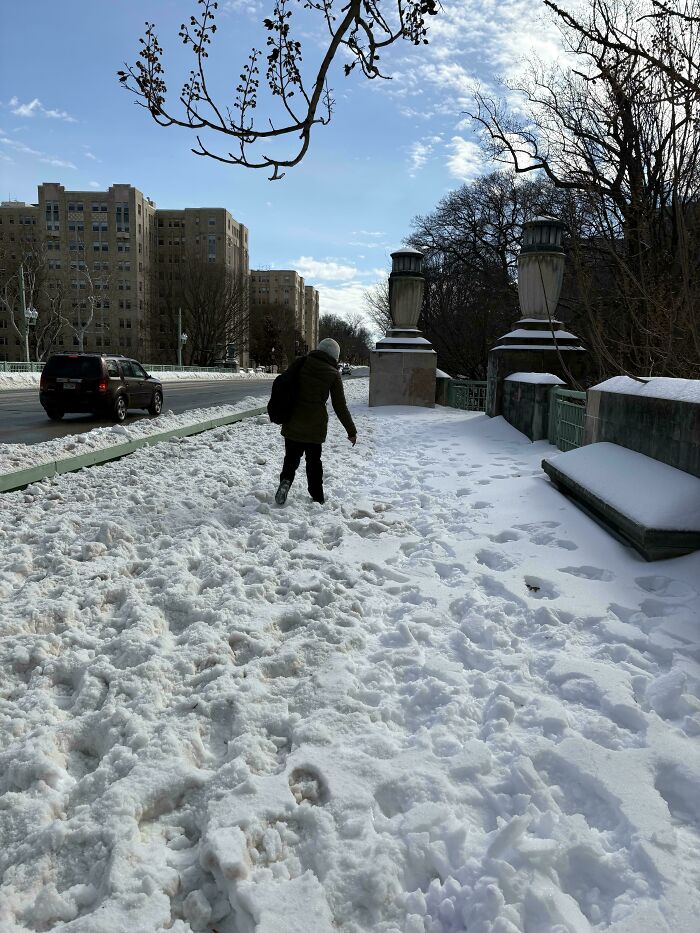 Cars Got Paved Roads, Pedestrians Got The Snow Maze
