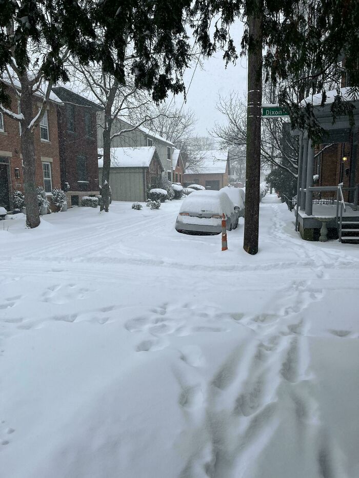 German Village Wakes Up Snowy And Beautiful