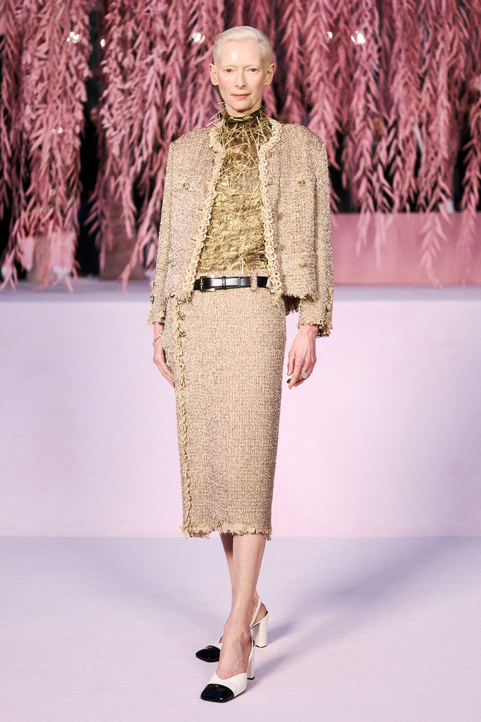 Tilda Swinton - Gold Tweed or What?