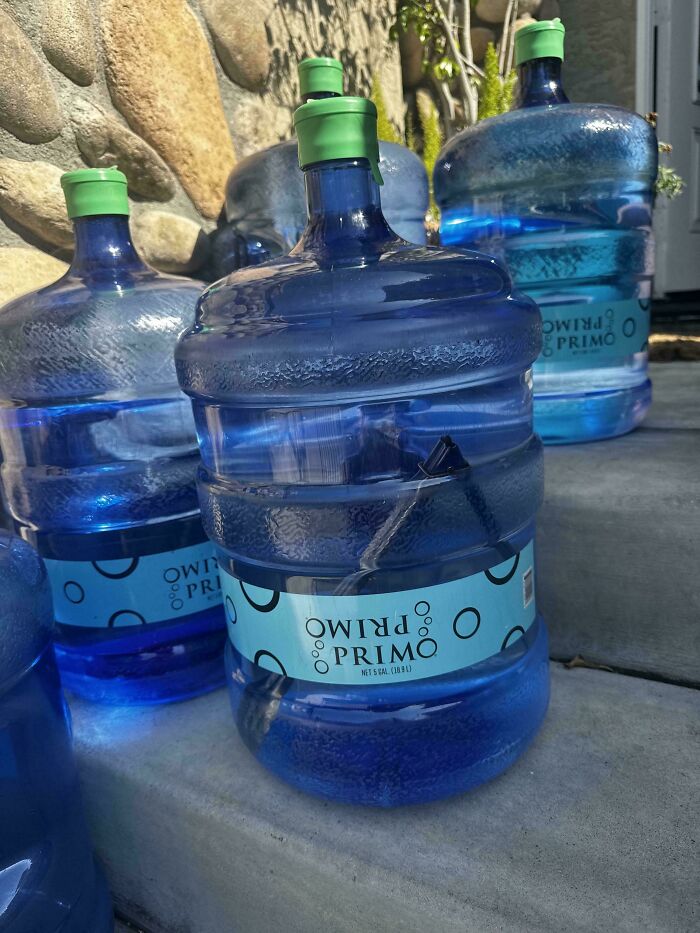 One Of Our Water Bottles Had Metal Tongs Inside. Say WHAT?