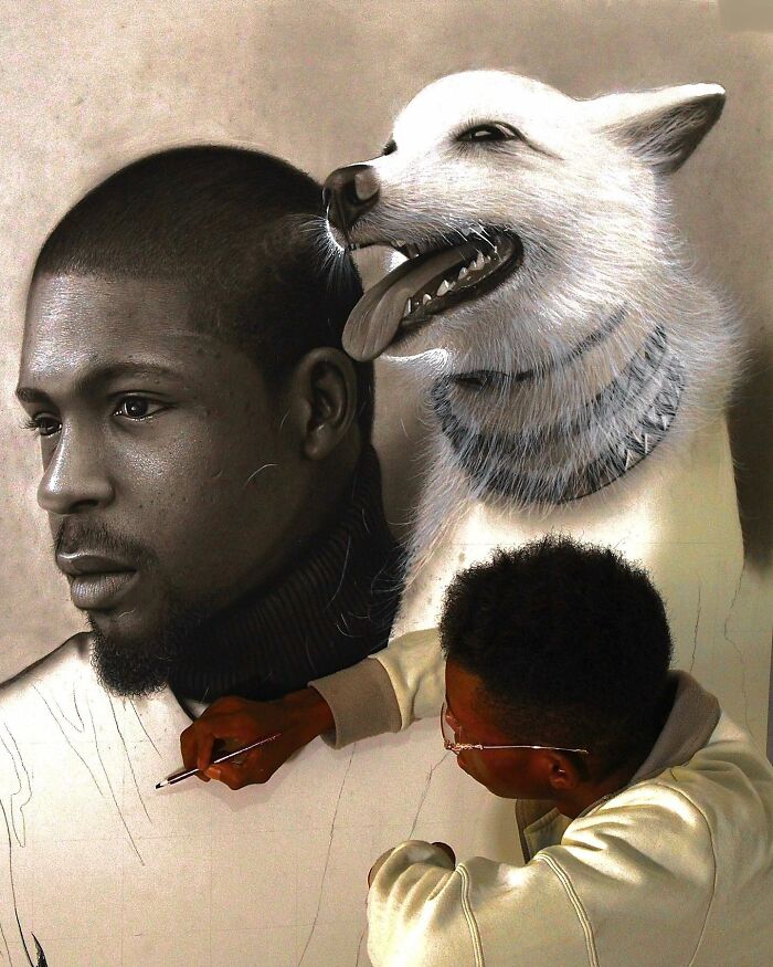 Wait, They Actually Showed How These Portraits Get So Crazy Real?