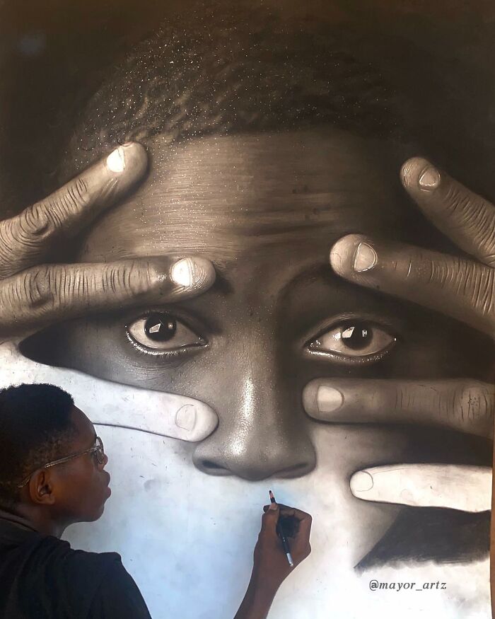 Wait, They Actually Showed How These Portraits Get So Crazy Real?