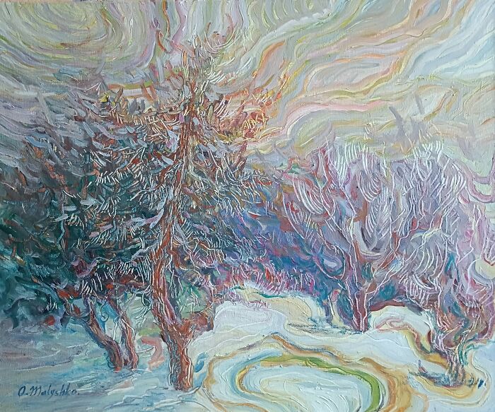 Paint, Power Outages, and Crazy Cold: An Artist’s Wild Winter in a Frontline City