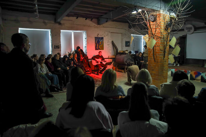 Paint, Power Outages, and Crazy Cold: An Artist’s Wild Winter in a Frontline City