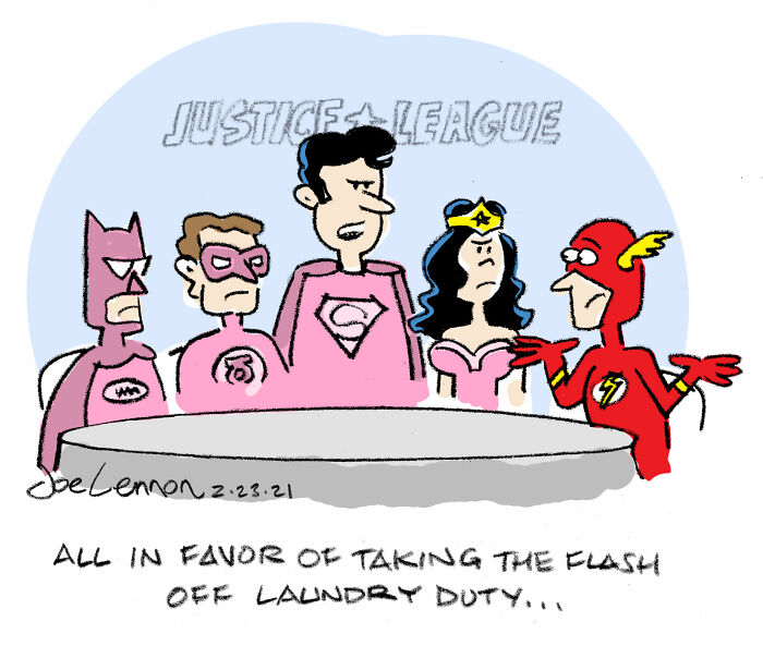 This Artist Turns Famous Characters Into Hilariously Simple One-Panel Comics (50 Pics)