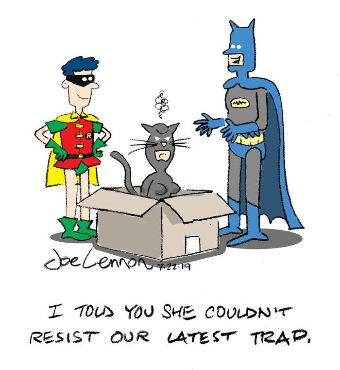 This Artist Turns Famous Characters Into Hilariously Simple One-Panel Comics (50 Pics)