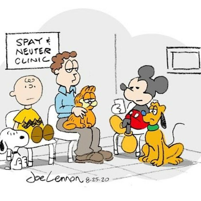 This Artist Turns Famous Characters Into Hilariously Simple One-Panel Comics (50 Pics)