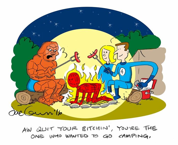 This Artist Turns Famous Characters Into Hilariously Simple One-Panel Comics (50 Pics)