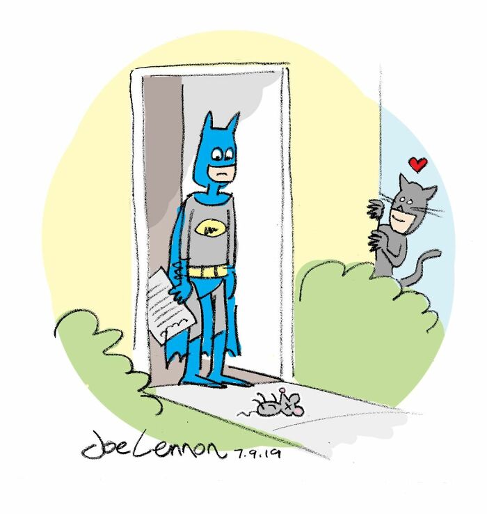 This Artist Turns Famous Characters Into Hilariously Simple One-Panel Comics (50 Pics)