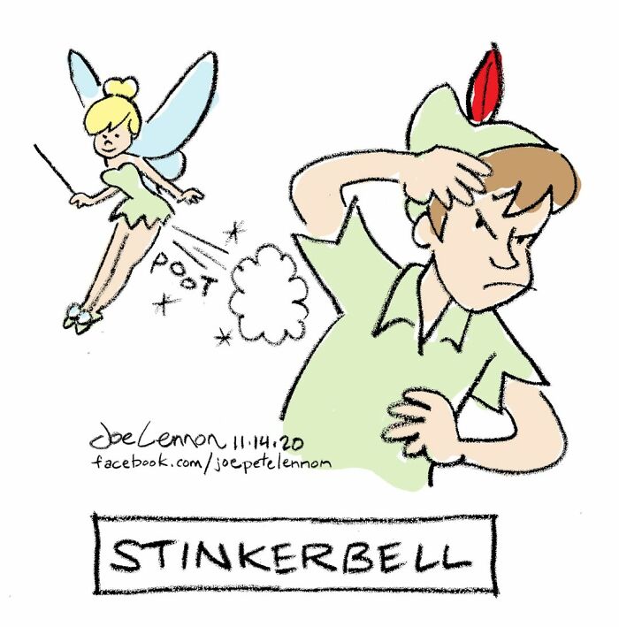 This Artist Turns Famous Characters Into Hilariously Simple One-Panel Comics (50 Pics)