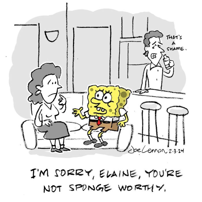 This Artist Turns Famous Characters Into Hilariously Simple One-Panel Comics (50 Pics)