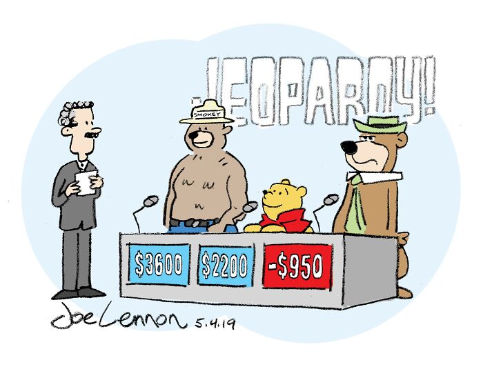 This Artist Turns Famous Characters Into Hilariously Simple One-Panel Comics (50 Pics)