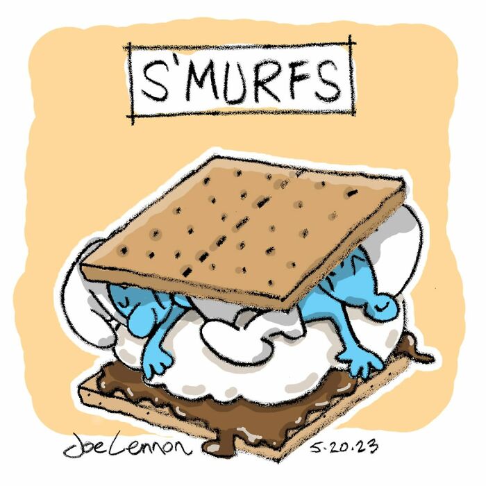 This Artist Turns Famous Characters Into Hilariously Simple One-Panel Comics (50 Pics)