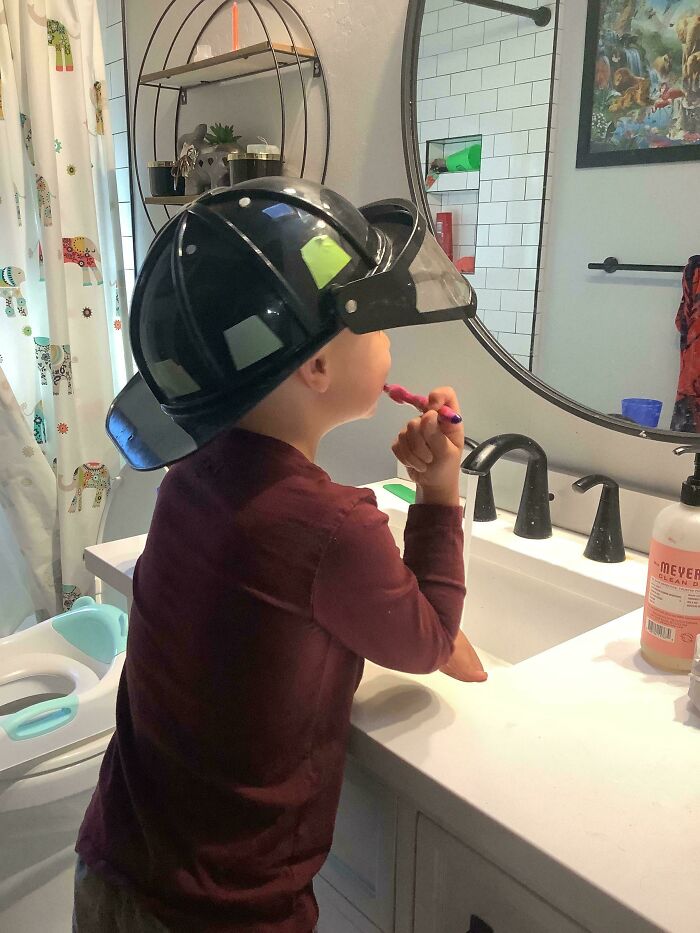 "So I Don’t Get Toothpaste In My Eyes" – Kid’s Logic