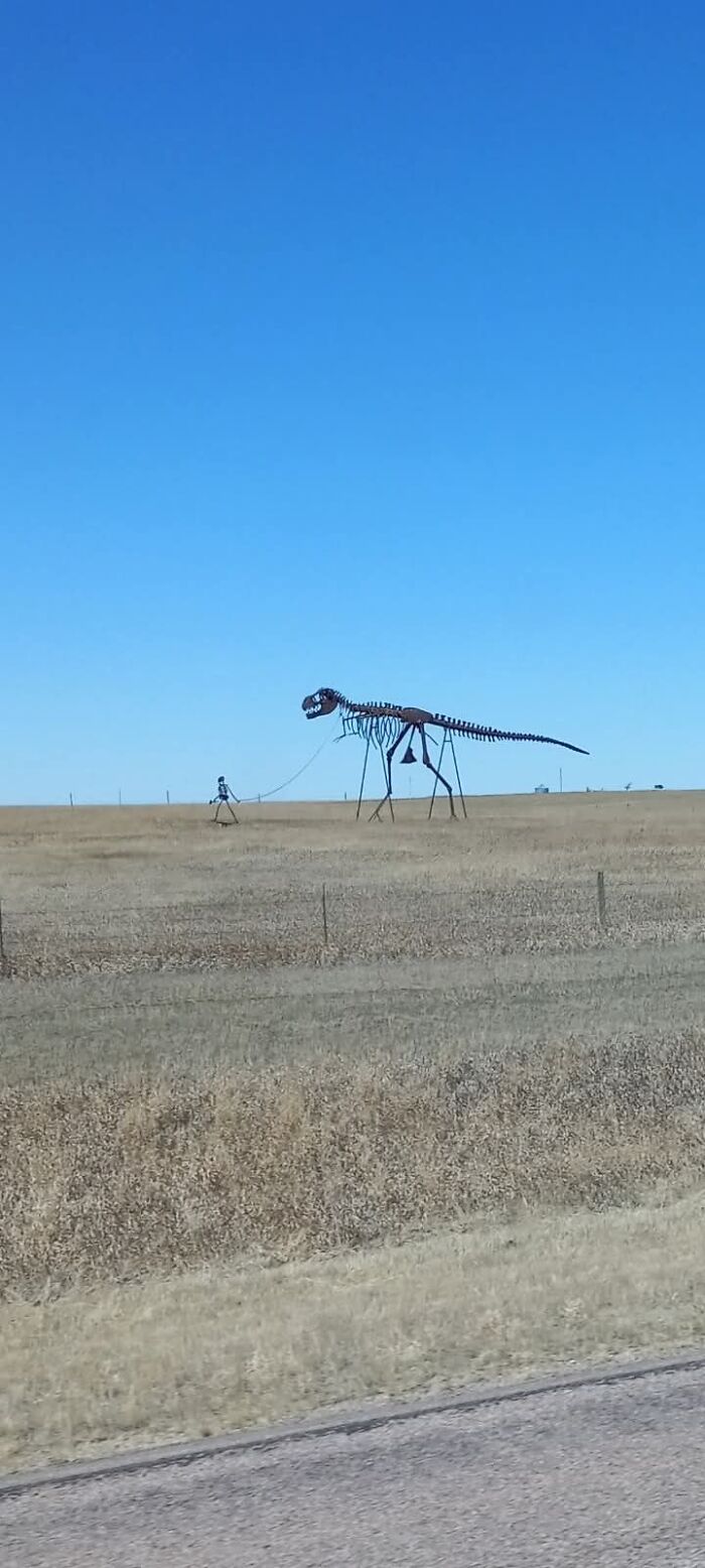 Cool Sculpture Spotted Driving Through Midland, South Dakota