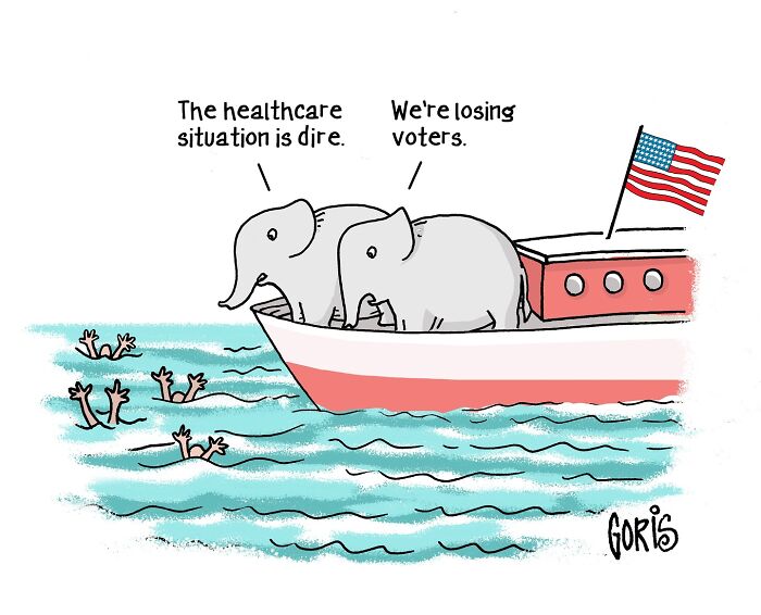 This Artist’s Political Cartoons Are Like Truth Bombs with a Side of Dark Humor