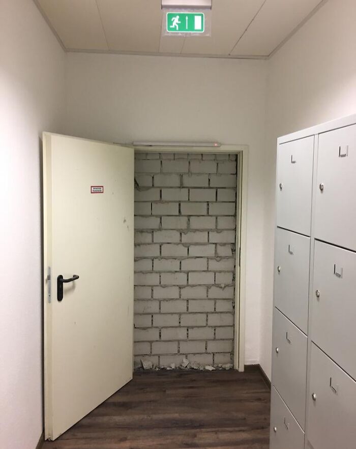 Emergency Exit? More Like Fire Trap!