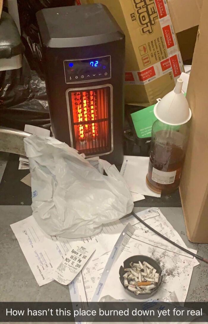 This Bar’s Back Office Looks Like A Total Dumpster Fire