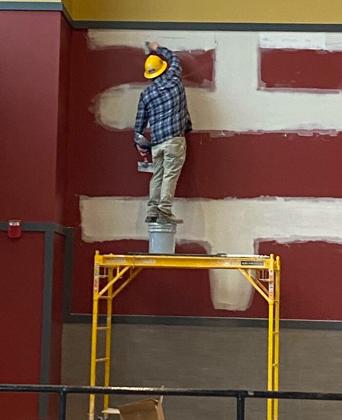 He Was Totally Scooting Along On That Bucket