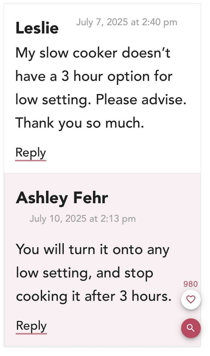 Leslie’s Kitchen Struggles Are Real