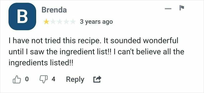 Brenda Says Too Many Ingredients Is The Real Enemy