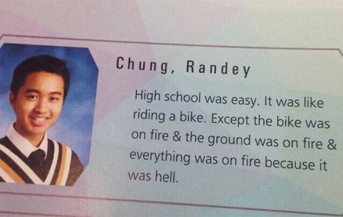 The 30 Yearbook Quotes That Totally Made Us Laugh Out Loud
