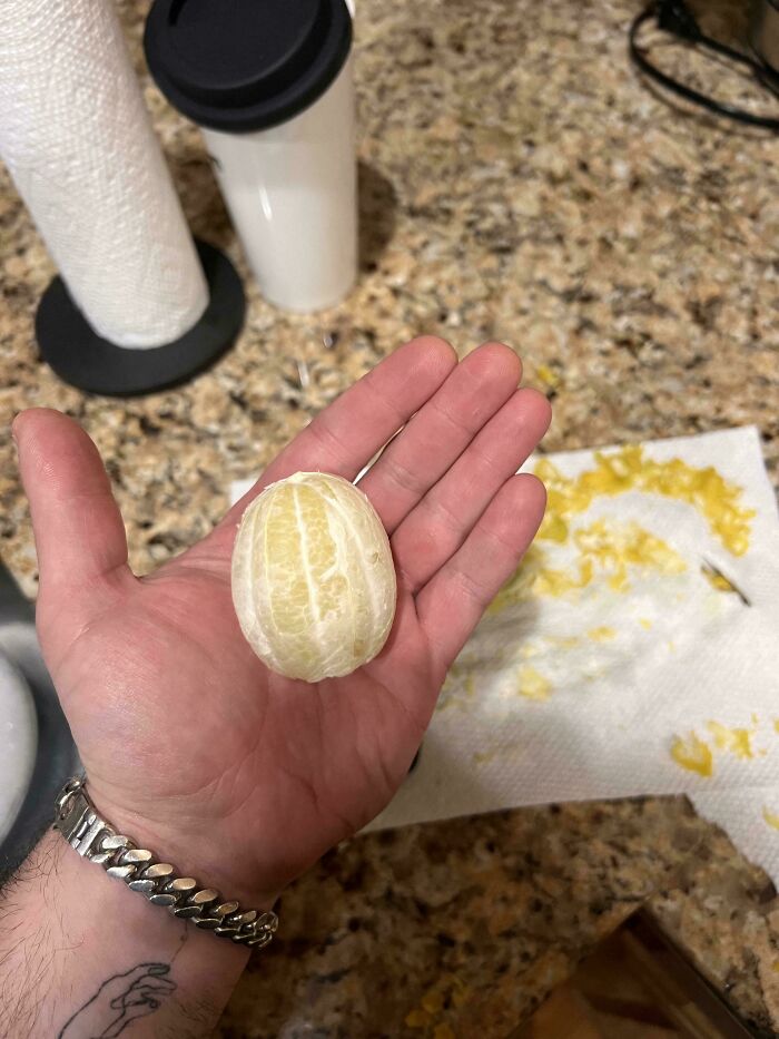 I Peeled A Lemon Like A Boss – Simply Satisfying