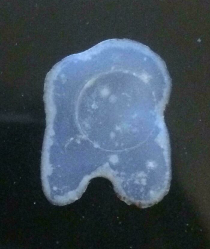 I Kept This Dried Glue Since Elementary School Because It Looks Like An Astronaut