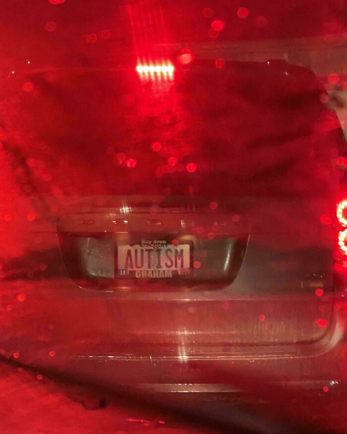 Saw This License Plate At Taco Bell: One Long Word, No Numbers!