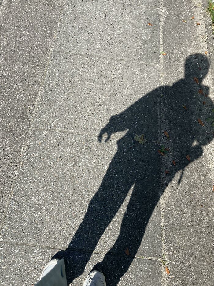 Made My Shadow’s Hand Look Like A Lego Hand. Yep, I’m A Genius